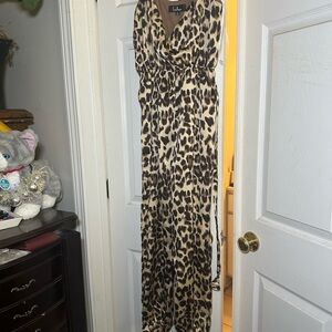Lulu's Leopard Print Jumpsuit